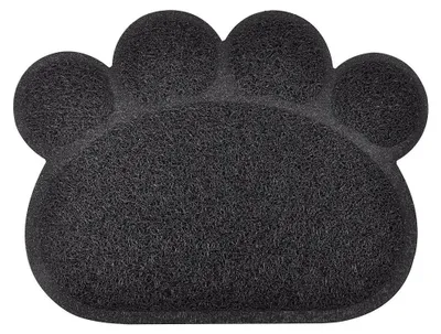 Productafbeelding van Potvormige Kattenbakmat 60 x 45 cm houtskool