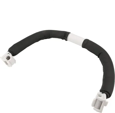 Produktbild von Einstellbare Baby Kinderwagen Griff Lenker Armlehne Stoßstange Schwarz