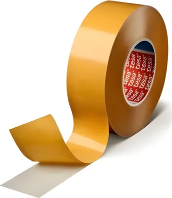 Zdjęcie produktu dla tesafix dwustronna taśma klejąca 4070, 25 mm x 50 m taśma klejąca PVC z klejem akrylowym, wysoka siła klejenia, oferty - 1 sztuka (04970-00151-00)