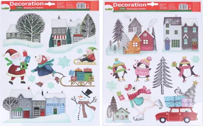 Immagine prodotto di Decorazione per finestra 41x29 cm NATALE