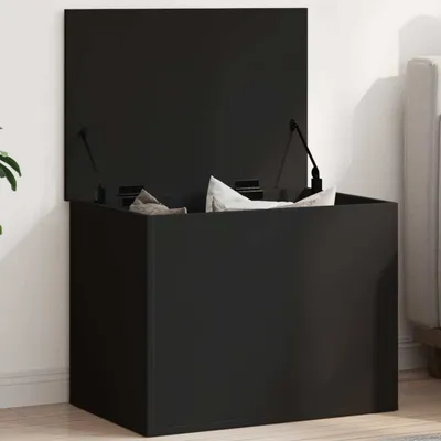 Produktbild von "2026 Promotion" Truhe Schwarz 60x42x46 cm Holzwerkstoff - Sitztruhen CC30152