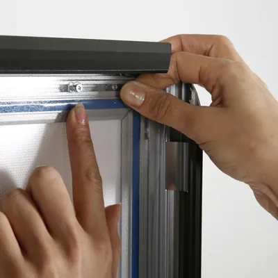 Produktbild von Kundenstopper WindPro LED Economy A1 schwarz