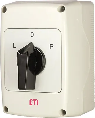 Obrázok produktu pre Spínač vačkový ETI CS 32A 11 U L-0-P v skrinke