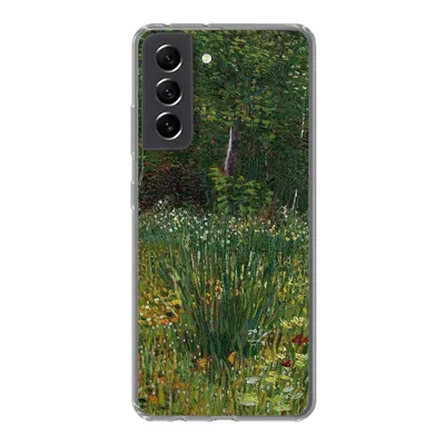Produktbild von MuchoWow® Handyhülle Schutzhülle Hülle für Samsung Galaxy S21 FE Asnières - Vincent van Gogh Silikon Softcase Handy Hülle - Mobiltelefonhülle