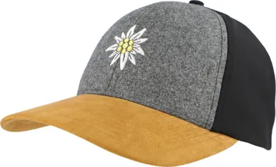 Eisglut Unisex Cap Leontona Softshell WP in schwarz