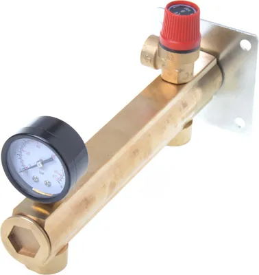 Immagine prodotto di Gruppo di sicurezza in ottone Aqbau® per acqua potabile Gruppo di sicurezza per caldaie
