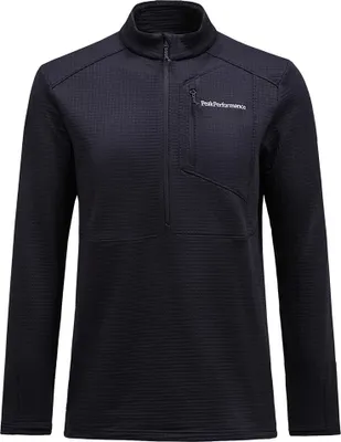 Zdjęcie produktu dla Peak Performance Trail – polar Polartec z półzamkiem, czarny, rozmiar M, męski, czarny, rozmiar M