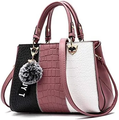 Produktbild von Elegante Damen Handtasche Rosa für Shoppen, Büro und Reisen