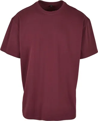 Produktbild von Build Your Brand BY102 | Herren Heavy Oversize Tee - Farbe: Cherry - Größe: XXL