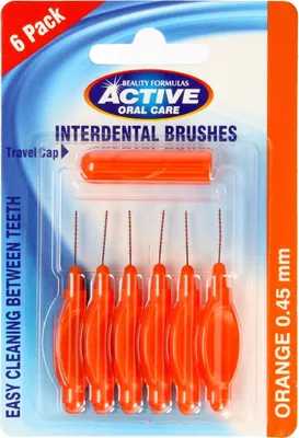 Immagine prodotto di Scovolini interdentali Active 0,45 mm - Confezione da 6.