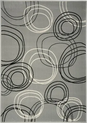 Immagine prodotto di Tappeto Circles grey, 80x150 cm