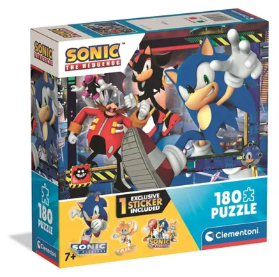 Immagine prodotto di CLEMENTONI Puzzle 180 Super Color Sonic 29797
