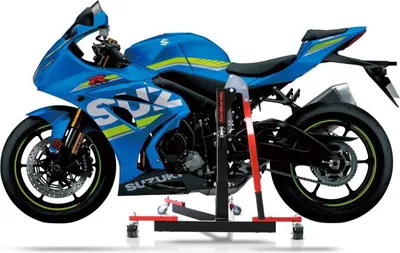 Immagine prodotto di Cavalletto centrale CS Power Evo per Suzuki GSX-R 1000 17-21 rosso