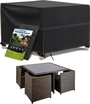 Obrázok produktu pre MUPAS obal na záhradný nábytok 420D Oxford nepremokavý ochranný obal 150x150x74cm