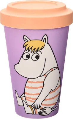 Produktbild von Nordic Buddies Mumin Kaffeebecher To Go Snorkmaiden 450ml umweltfreundlich