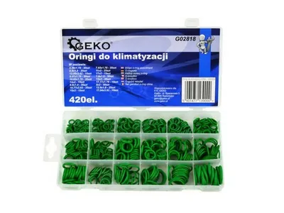 Obrázek produktu pro GEKO Sada těsnění o-kroužků pro klimatizaci 420ks G02818