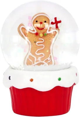 Dekorationsball - Festliche Dekoration - Schneeeffekt - 65 cm - Lebkuchen