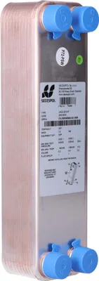Productafbeelding van Eentraps, gelaste plaatwarmtewisselaar LA22-20-3/4" (aansluitingen: 4 schroefdraad aan de buitenkant)