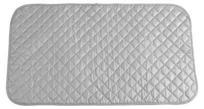 Strijkpad 48x85 cm grau, hitzebeständig, faltbar, für Waschmaschine/Trockner