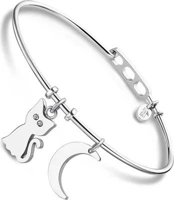 Produktbild von LOTUS Style Armreif Edelstahl Charms LS2035-2/1 silber Damen Schmuck JLS2035-2-1