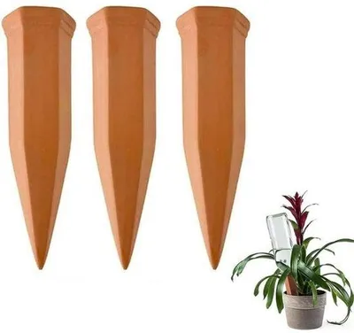 Image de Piquets à arrosage automatique, lot de 3, 6,9 pouces (intérieur/extérieur)