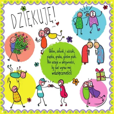 Obrázek produktu pro Karnet okolicznościowy Dziękuję! 15 x 15 cm ze złoceniami