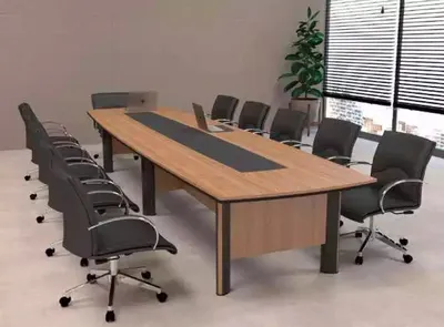 Obrázok produktu pre Veľký rokovací stôl 500 cm konferenčný stôl kancelársky nábytok štúdia