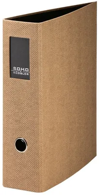 Produktbild von Rössler Papier 1317452609 Ordner SOHO - A4, 85 mm, Hebelmechanik, hazelnut