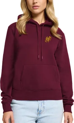 Produktbild von Spreadshirt Harry Potter kleines Logo Stick Damen Premium Hoodie, XL, Burgunderrot