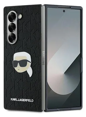 Immagine prodotto di Karl Lagerfeld Klhczfd6Pgkskihk Z Fold6 F956 Czarny/Nero Custodia rigida Saffiano Saffiano Monogram Head Pin