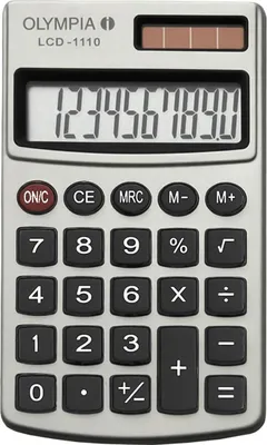 Produktbild von Olympia LCD-1110 Taschenrechner silber