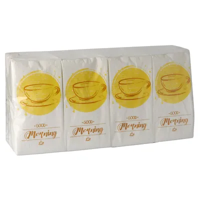 Produktbild von Papstar 82908, Weiß, Gelb, Seidenpapier, Abbildung, 49 g/m², 330 mm, 330 mm