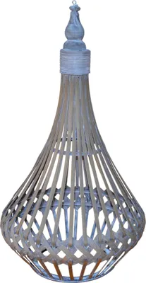 Produktbild von Laterne India Holz ø39x74cm