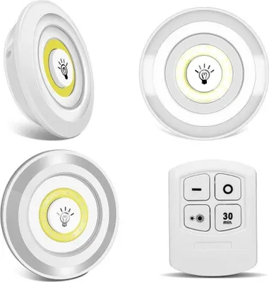 Zdjęcie produktu dla Verk 15709 Oświetlenie LED z pilotem 3 szt