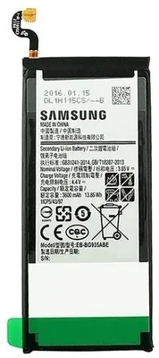 Produktbild von Akku für Samsung EB-BG935ABE Li-Ion 3,85 Volt 3600 mAh schwarz.