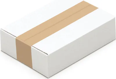 Produktbild von 150 Faltkartons 215 x 150 x 55 mm Kartons 21,5 x 15 x 5,5 cm Versandkartons Wellpappe weiß
