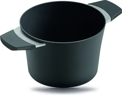 Produktbild von 37251 Squality Guss-Kochtopf 2.5l  Volumen, 20cm, fettfrei, Anthrazit, Induktion