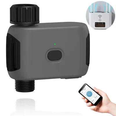 Produktbild von WLAN Bewässerungscomputer mit Gateway, Smart Garden Bewässerungssystem, Steuerung per App und Alexa