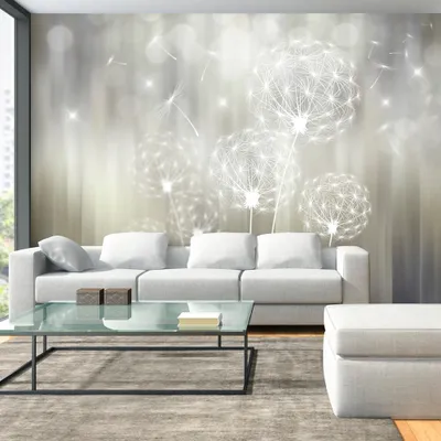 Produktbild von Fototapete selbstklebend Pusteblumen 343x256 cm Tapete Wandtapete Wandbilder Klebefolie Dekofolie Tapetenfolie Wand Dekoration Wohnzimmer - Ornament Design b-A-0280-a-b