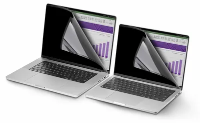 Image de StarTech.com 15.6-inch 16:10 Touch Privacy Screen, Anti-Glare Blue Light Filter, Laptop Monitor Screen Protector, +/- 30 Deg. View Angle, Flip-Up - filtre anti-regard pour ordinateur portable (horizontal)