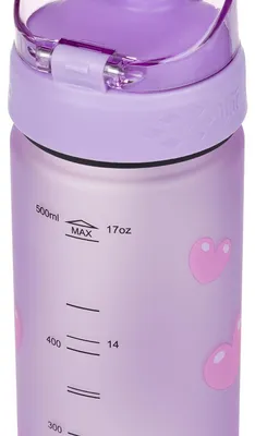 Produktbild von Baagl Kinder Trinkflasche Wasserflasche 500ml Schule Mädchen - Unicorn Gold