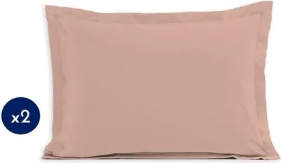 Produktbild von Kissenbezüge 50 x 70 cm, 2er Set, Puderrosa 100% Baumwolle, LOVELY HOME LH71619