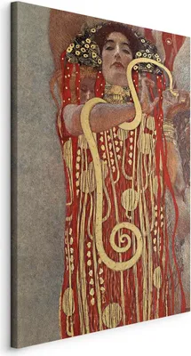 Zdjęcie produktu dla Obrazy Gustav Klimt 80x120 cm obraz na płótnie z włókniny 1 sztuka nowoczesna grafika ścienna XXL dekoracja ścienna obraz ścienny sztuka abstrakcyjna l-G-10170-b-a