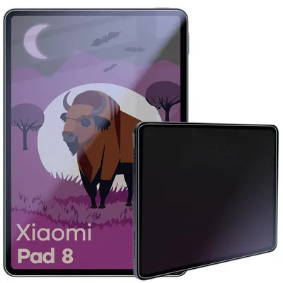 Produktbild von Hybridglas mit Privatschutzfilter für Xiaomi Pad 8, Bizon Tab Hybrid Shadow, Matt