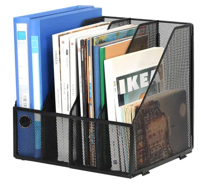 Obrázok produktu pre Organizér na písací stôl z kovu s 4 priehradkami