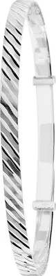 Image de Jonc Extensible Femme Argent fin 925 - 4mm, 5 Grammes; TRS22069