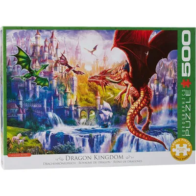 Produktbild von EUROGRAPHICS Drachenreich Puzzle XL 500 Teile