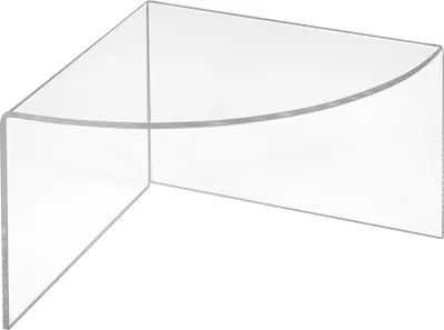 Produktbild von Dekopodest 150x150mm mit 100mm Höhe aus glasklarem Acrylglas / Warenpodest / Warenträger / Verkaufsständer / Dekowinkel / Präsentationsdisplay - Zeigis®