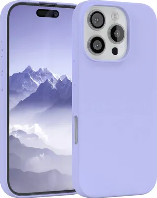 Produktbild von EAZY CASE Silikonhülle für Apple iPhone 16 Pro Silikon Backcover Schutz in Violett