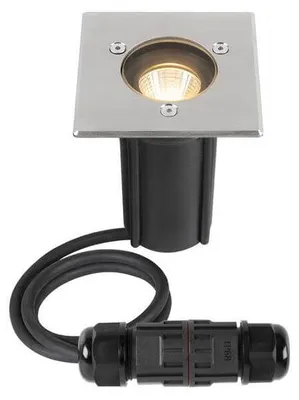 Obrázek produktu pro SLV 1007681 DASAR S, LED zapuštěné podlahové svítidlo, hranaté, 4W, 3000K, 24°, IP67, válcové, antracitová barva